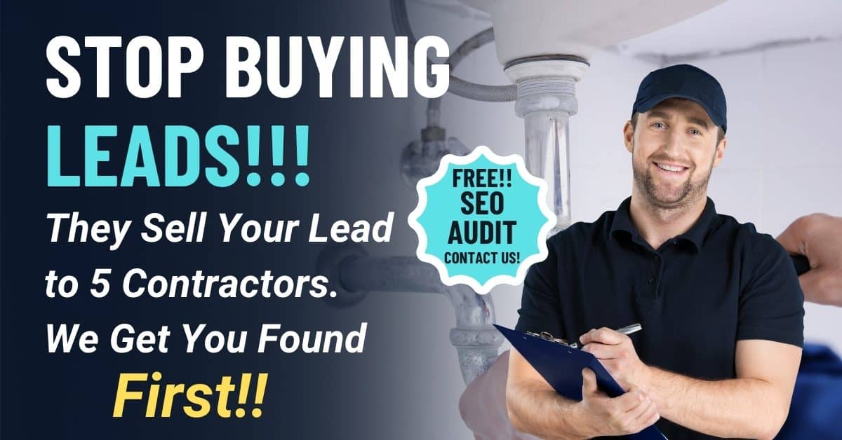 Contractor using lead generation strategies to get found first on Google
